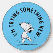 Peanuts | Snoopy Trying Something New Wireless Charger (Front)