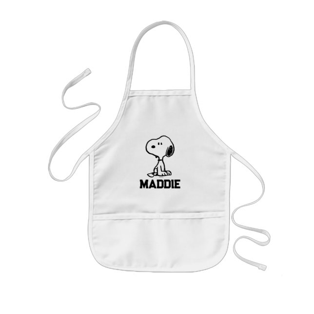 Peanuts | Snoopy Turns | Add Your Name Kids' Apron (Front)