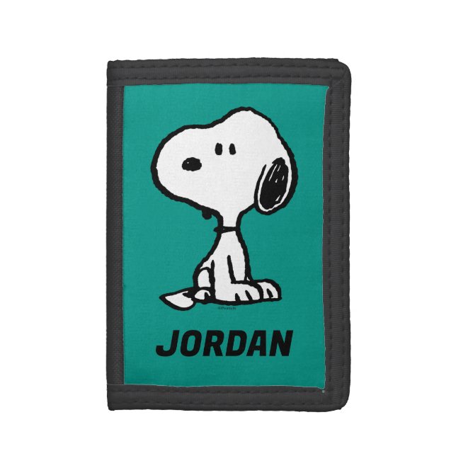Peanuts | Snoopy Turns | Add Your Name Trifold Wallet (Front Vertical)