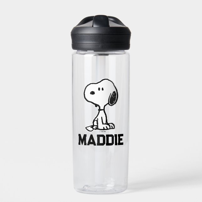 Peanuts | Snoopy Turns | Add Your Name Water Bottle (Front)