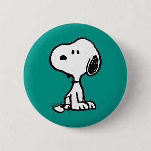 Peanuts   Snoopy Turns Button