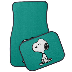 Peanuts Snoopy Turns Car Floor Mat
