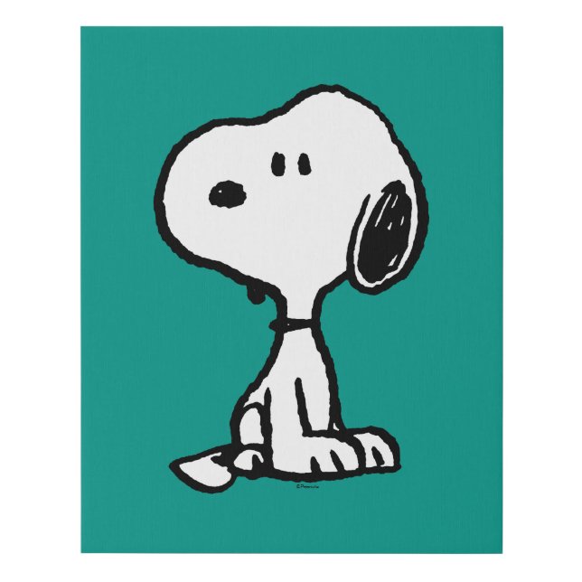 Peanuts | Snoopy Turns Faux Canvas Print (Front)