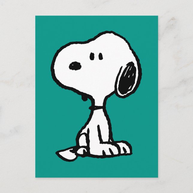 Peanuts | Snoopy Turns Postcard (Front)