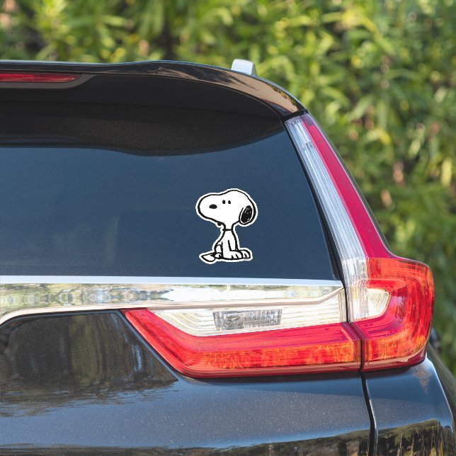 Peanuts | Snoopy Turns Sticker (Car Side)