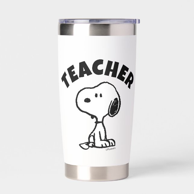Peanuts | Snoopy Turns Teacher Insulated Tumbler (Left)