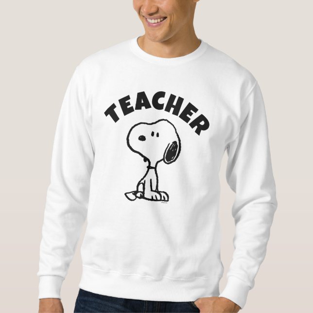 Peanuts | Snoopy Turns Teacher Sweatshirt (Front)