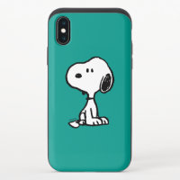 Peanuts | Snoopy Turns iPhone X Slider Case