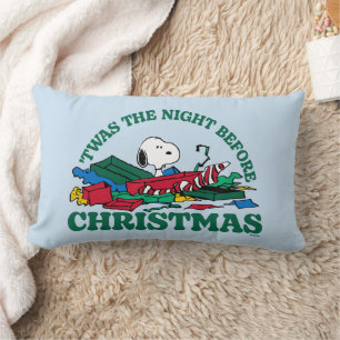 Peanuts   Snoopy 'Twas the Night Before Christmas Lumbar Pillow