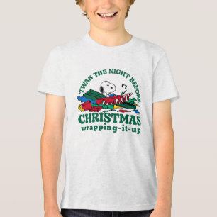 Peanuts   Snoopy 'Twas the Night Before Christmas Tri-Blend Shirt