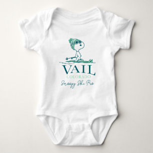 Peanuts Snoopy Vail Colorado Baby Bodysuit
