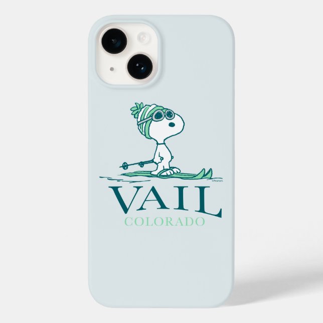 Peanuts | Snoopy Vail Colorado Case-Mate iPhone Case (Back)