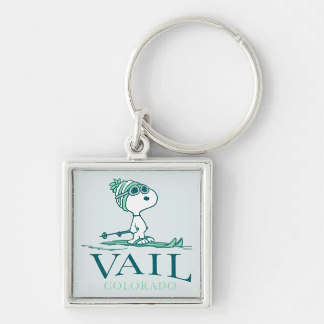 Vail Keychain Peanuts | Snoopy Vail Colorado Keychain | Zazzle