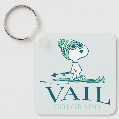 Peanuts  Snoopy Vail Colorado Keychain