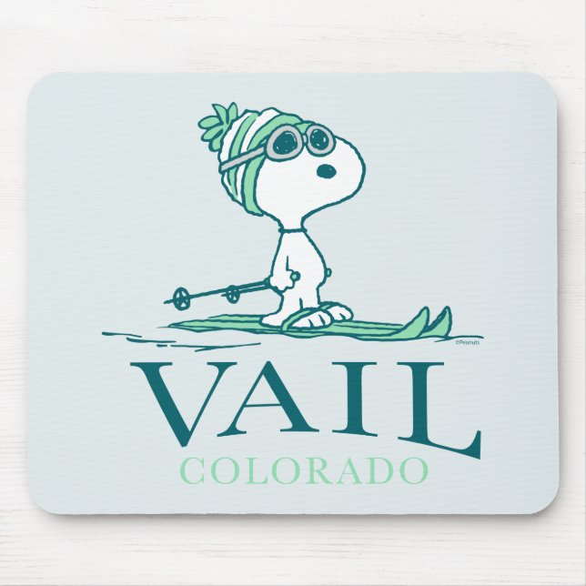 Peanuts | Snoopy Vail Colorado Mouse Pad (Front)