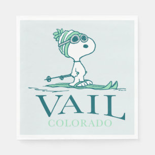 Peanuts Snoopy Vail Colorado Napkins