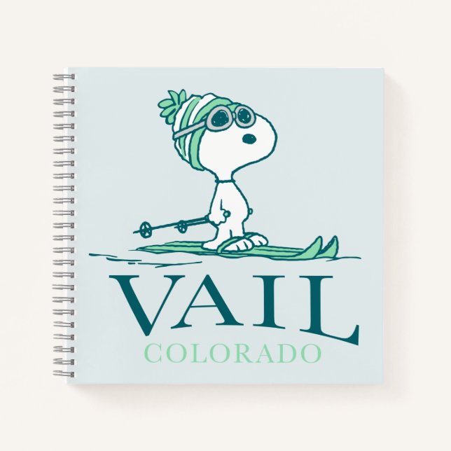 Peanuts | Snoopy Vail Colorado Notebook (Front)