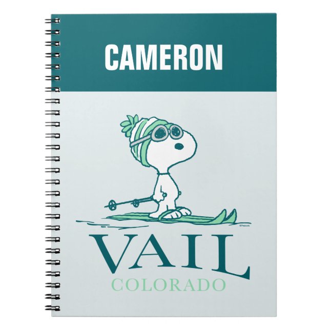 Peanuts | Snoopy Vail Colorado Notebook (Front)