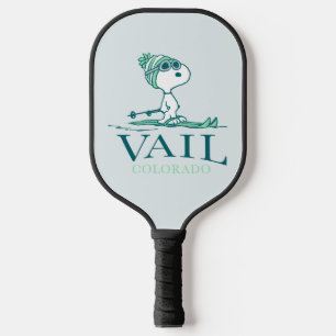Peanuts Snoopy Vail Colorado Pickleball Paddle