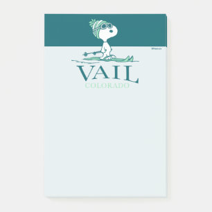 Peanuts Snoopy Vail Colorado Post-it Notes