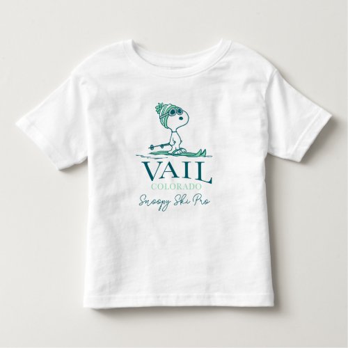 Peanuts  Snoopy Vail Colorado Toddler T_shirt