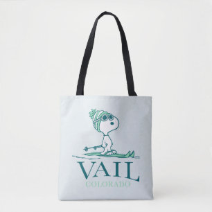Peanuts Snoopy Vail Colorado Tote Bag