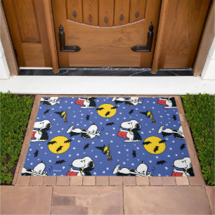 Peanuts   Snoopy Vampire Pattern Doormat
