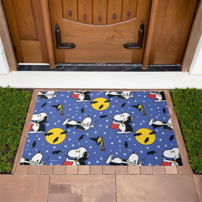 Peanuts | Snoopy Vampire Pattern Doormat (Outdoor)
