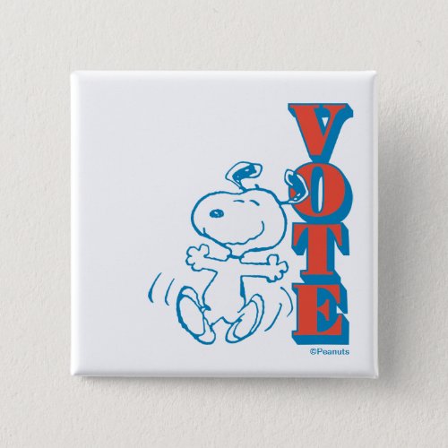 Peanuts  Snoopy _ Vote Button