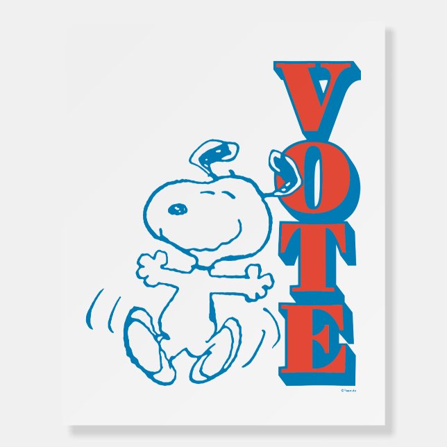 Peanuts | Snoopy - Vote Foam Board (Front)