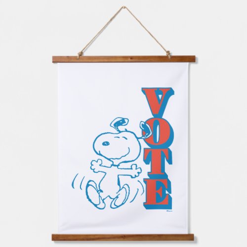 Peanuts  Snoopy _ Vote Hanging Tapestry