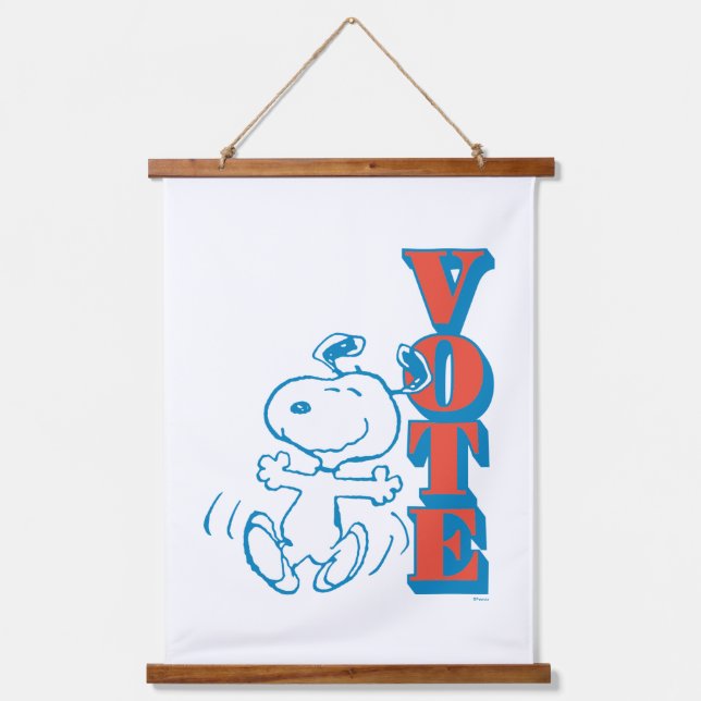 Peanuts | Snoopy - Vote Hanging Tapestry (Front)