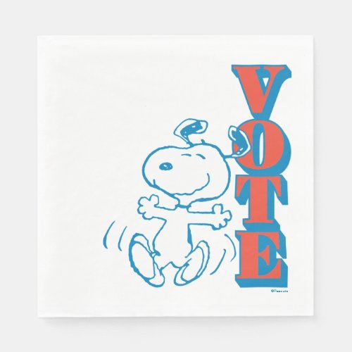 Peanuts  Snoopy _ Vote Napkins