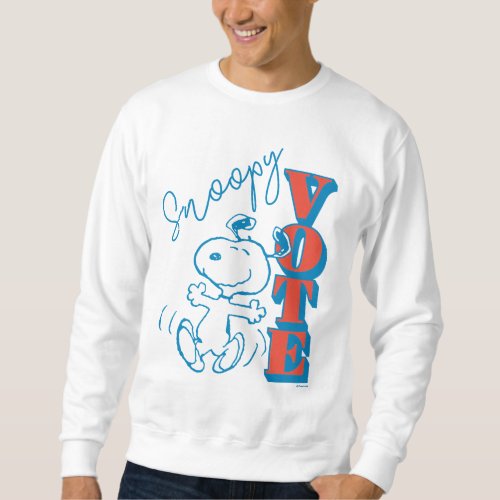 Peanuts  Snoopy _ Vote Sweatshirt