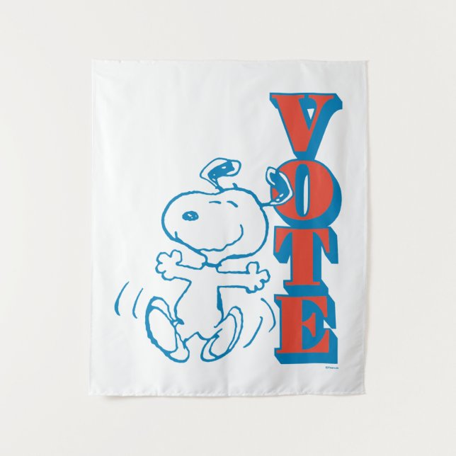 Peanuts | Snoopy - Vote Tapestry (Front)