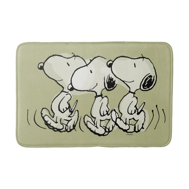 Peanuts | Snoopy Walking Tall Bath Mat (Front)