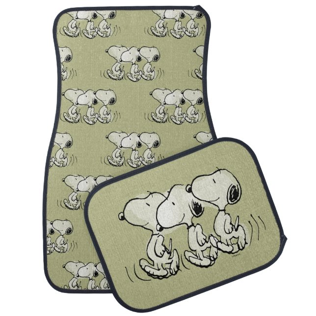 Peanuts | Snoopy Walking Tall Car Floor Mat (Set)