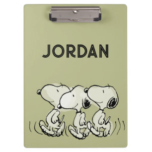 Peanuts Snoopy Walking Tall Clipboard