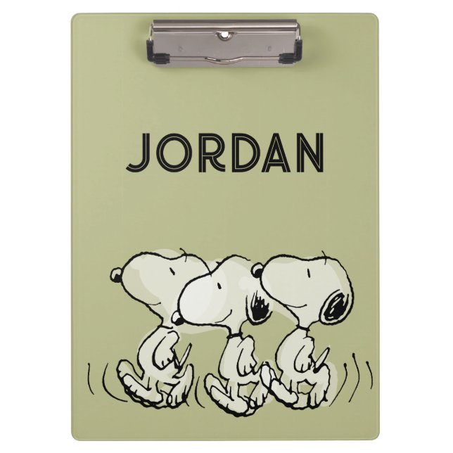Peanuts | Snoopy Walking Tall Clipboard (Front)