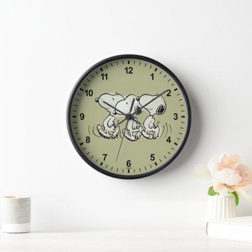 Peanuts  Snoopy Walking Tall Clock