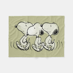 Peanuts Snoopy Walking Tall Fleece Blanket