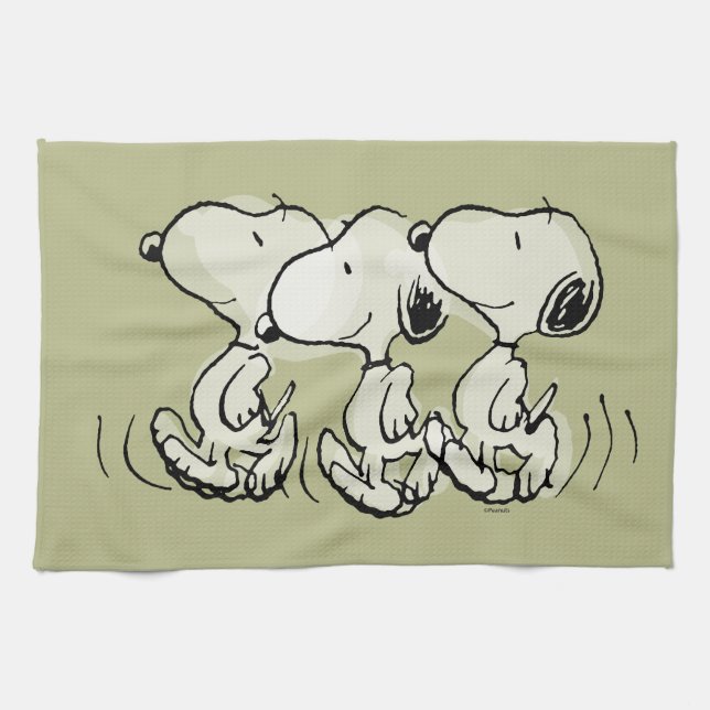 Peanuts | Snoopy Walking Tall Kitchen Towel (Horizontal)