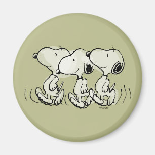 Peanuts Snoopy Walking Tall Magnet