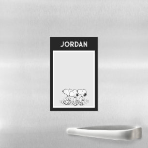 Peanuts Snoopy Walking Tall Magnetic Dry Erase Sheet