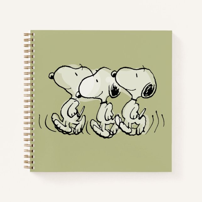 Peanuts | Snoopy Walking Tall Notebook (Front)