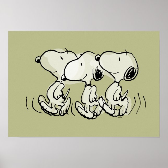 Peanuts | Snoopy Walking Tall Poster (Front)