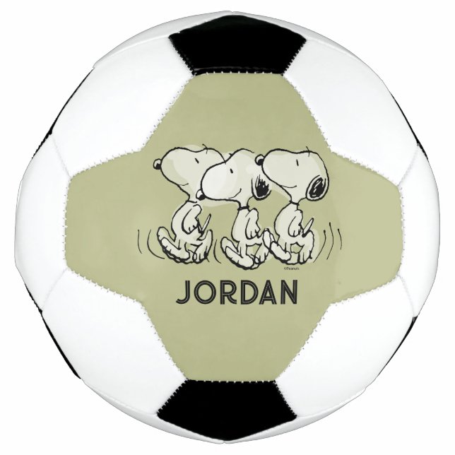 Peanuts | Snoopy Walking Tall Soccer Ball (Front)