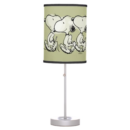 Peanuts  Snoopy Walking Tall Table Lamp