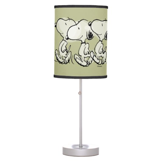 Peanuts | Snoopy Walking Tall Table Lamp (Front)
