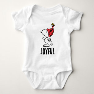 Peanuts   Snoopy Winter Beanie Cap Baby Bodysuit